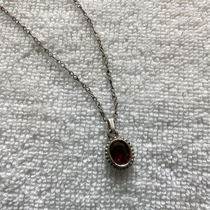 Sarah Coventry, January birthstone necklace